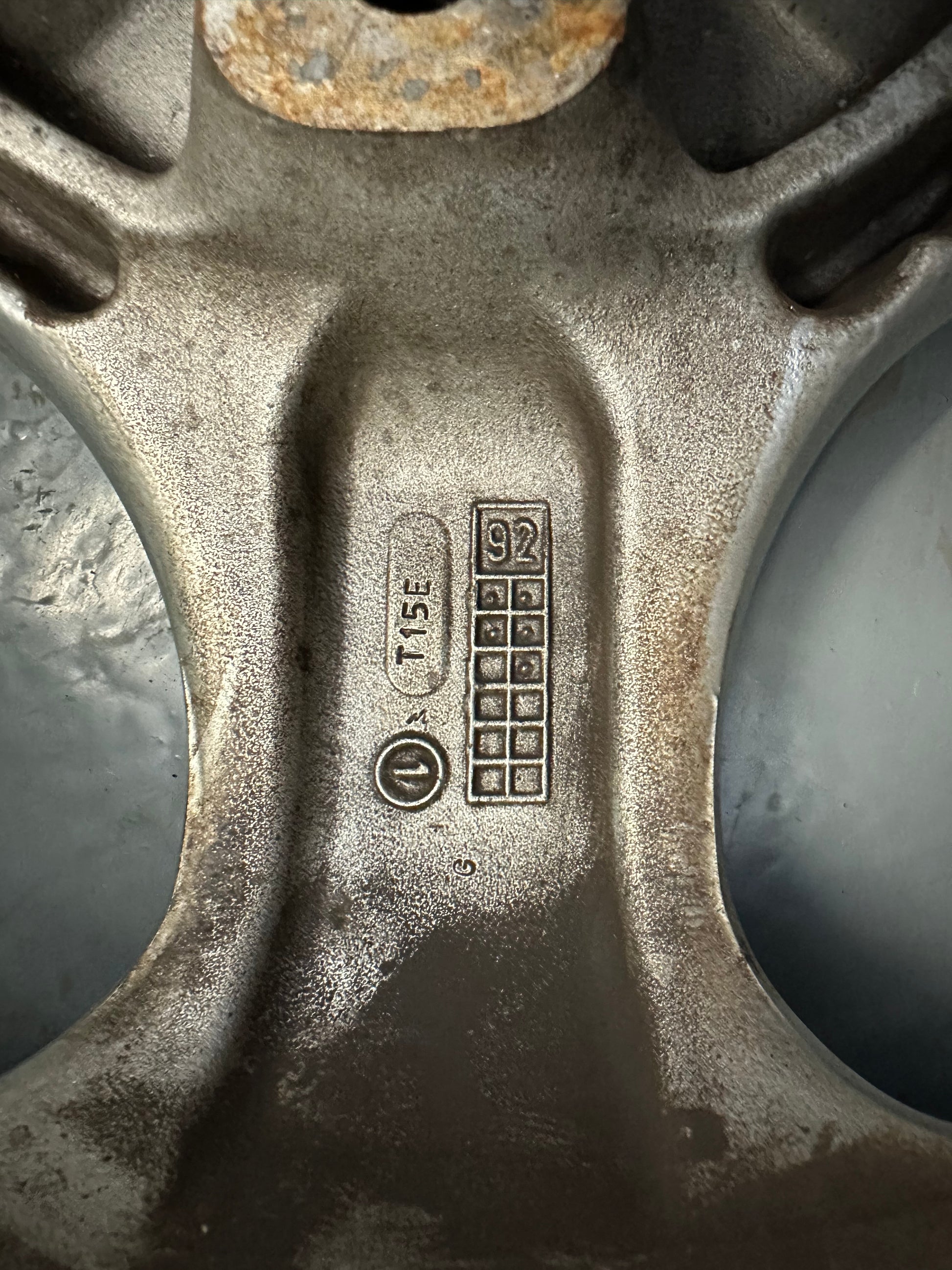 Set of genuine Porsche 7J x 17" & 8J x17" Cup 1 alloy rims