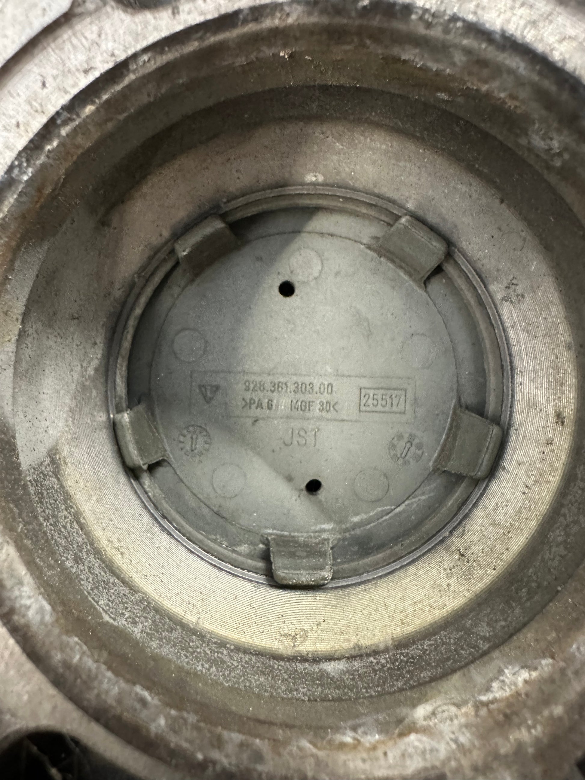 Set of genuine Porsche 7J x 17" & 8J x17" Cup 1 alloy rims