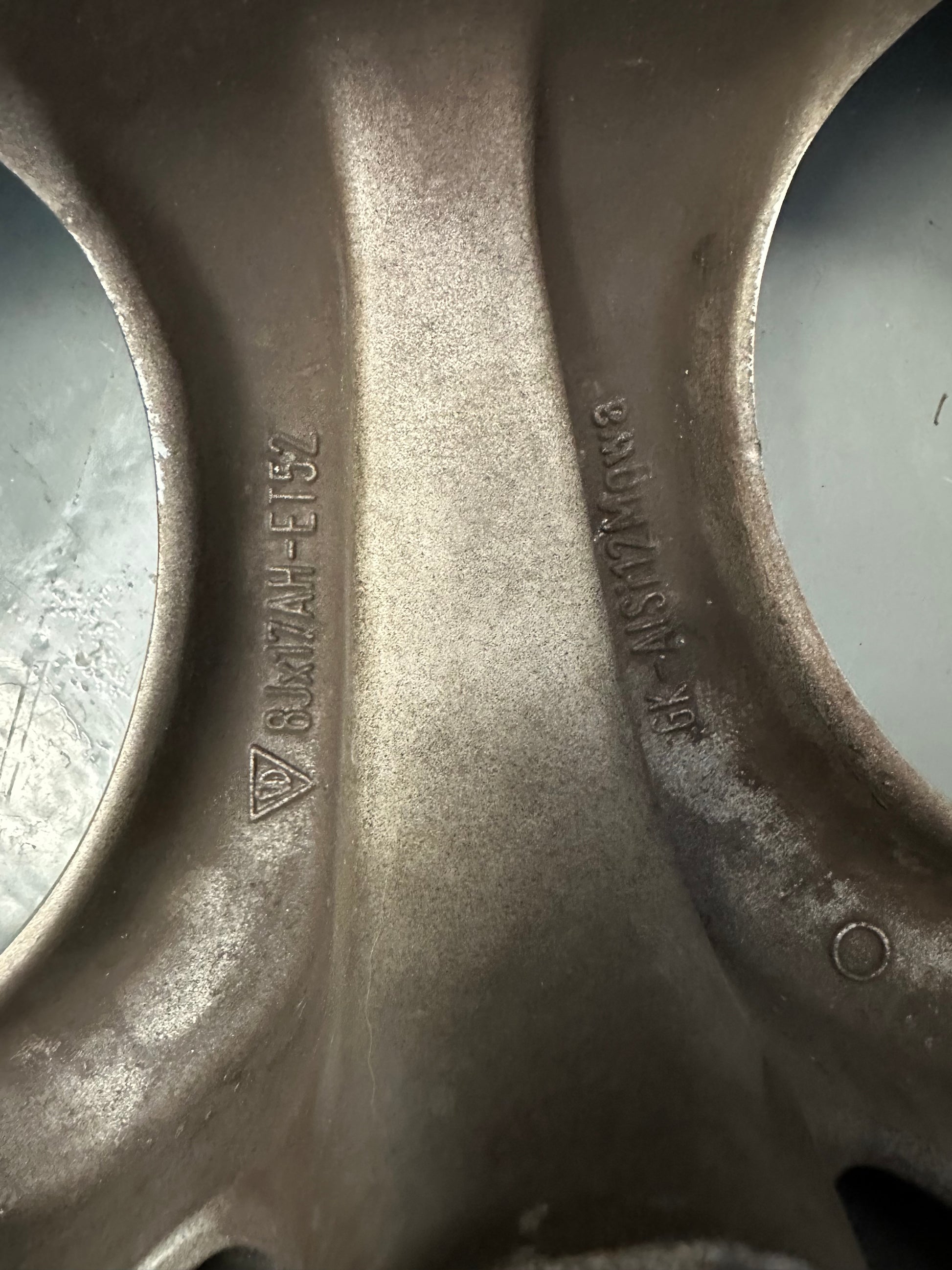 Set of genuine Porsche 7J x 17" & 8J x17" Cup 1 alloy rims