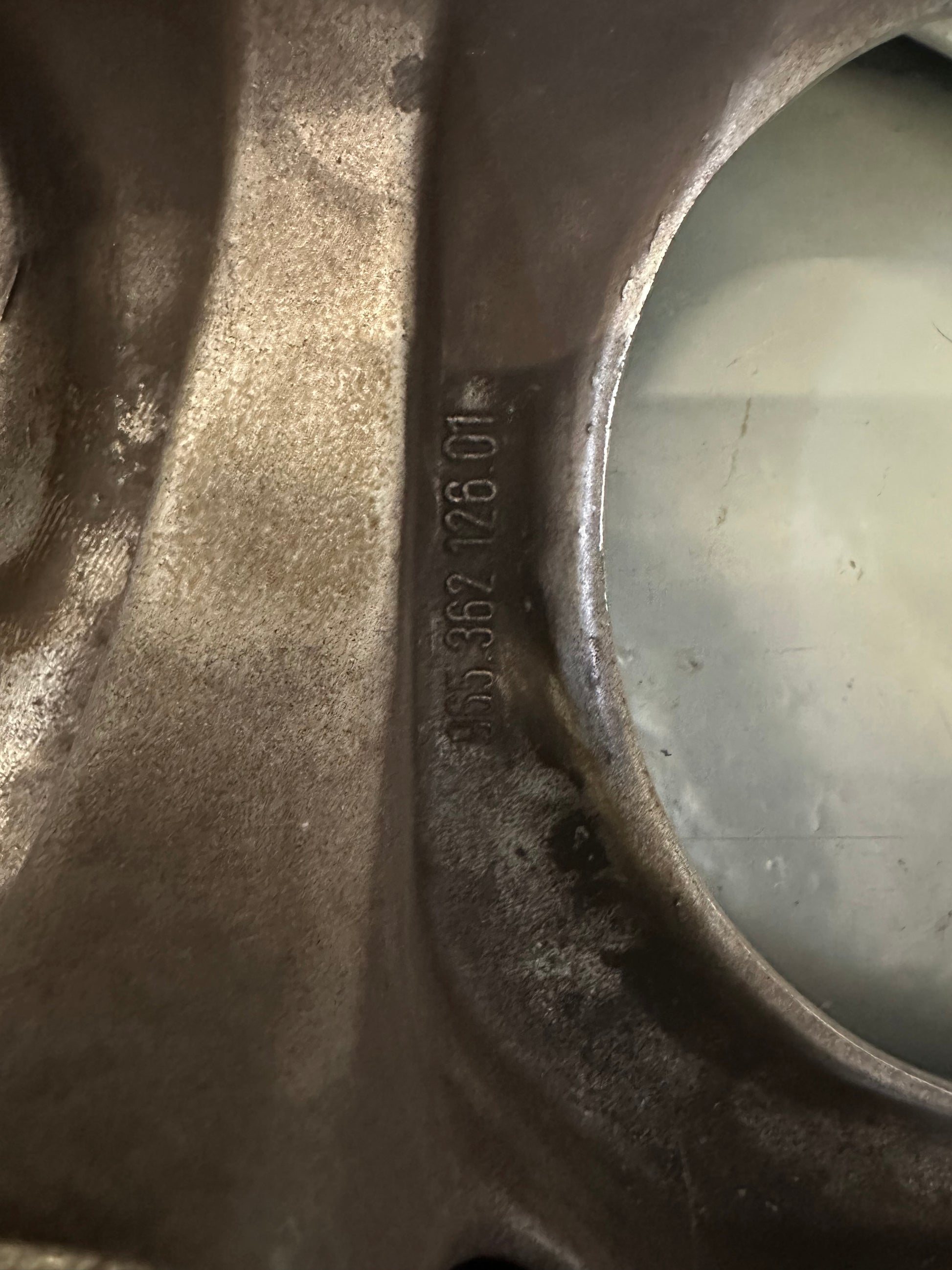 Set of genuine Porsche 7J x 17" & 8J x17" Cup 1 alloy rims