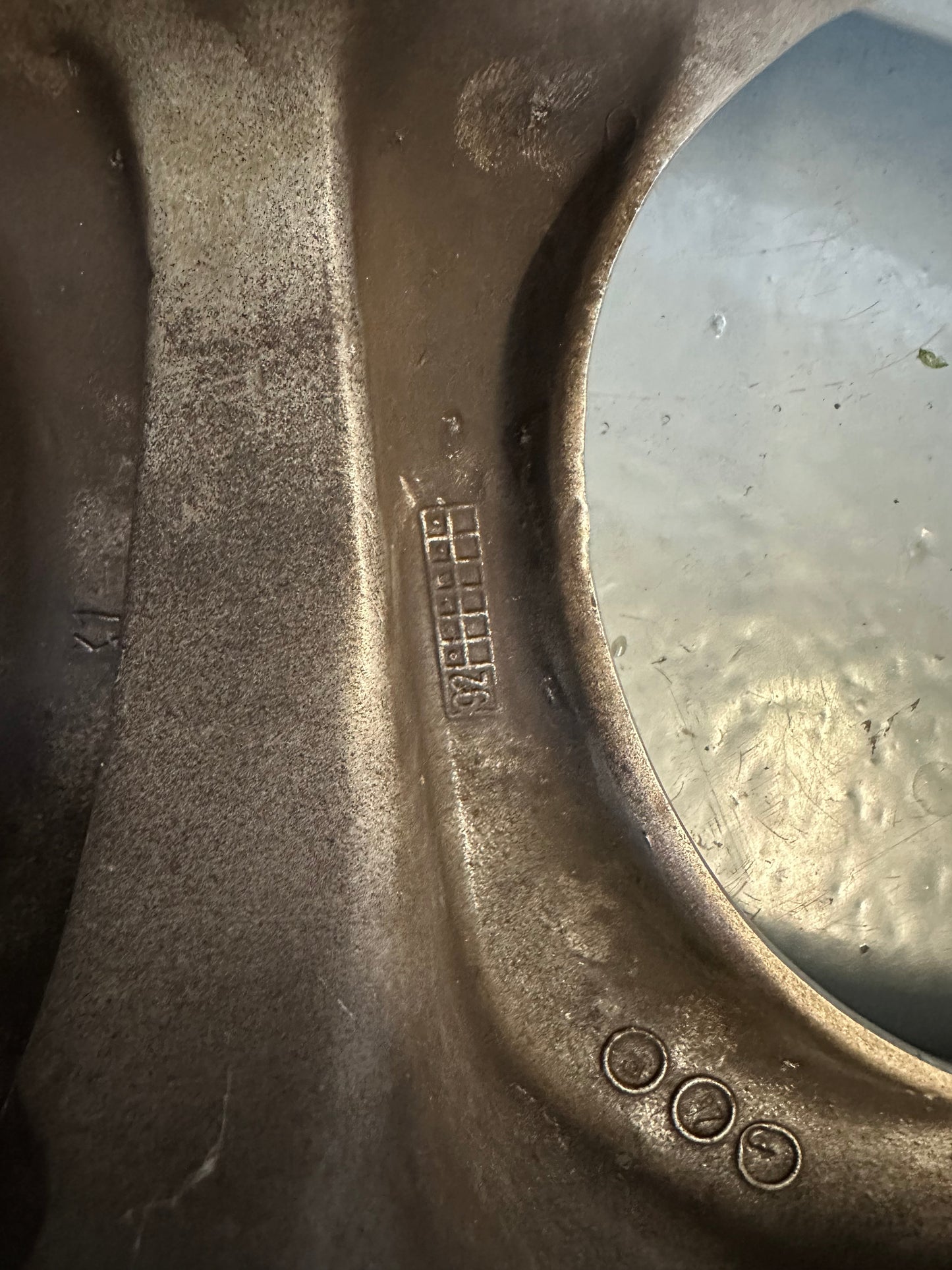 Set of genuine Porsche 7J x 17" & 8J x17" Cup 1 alloy rims