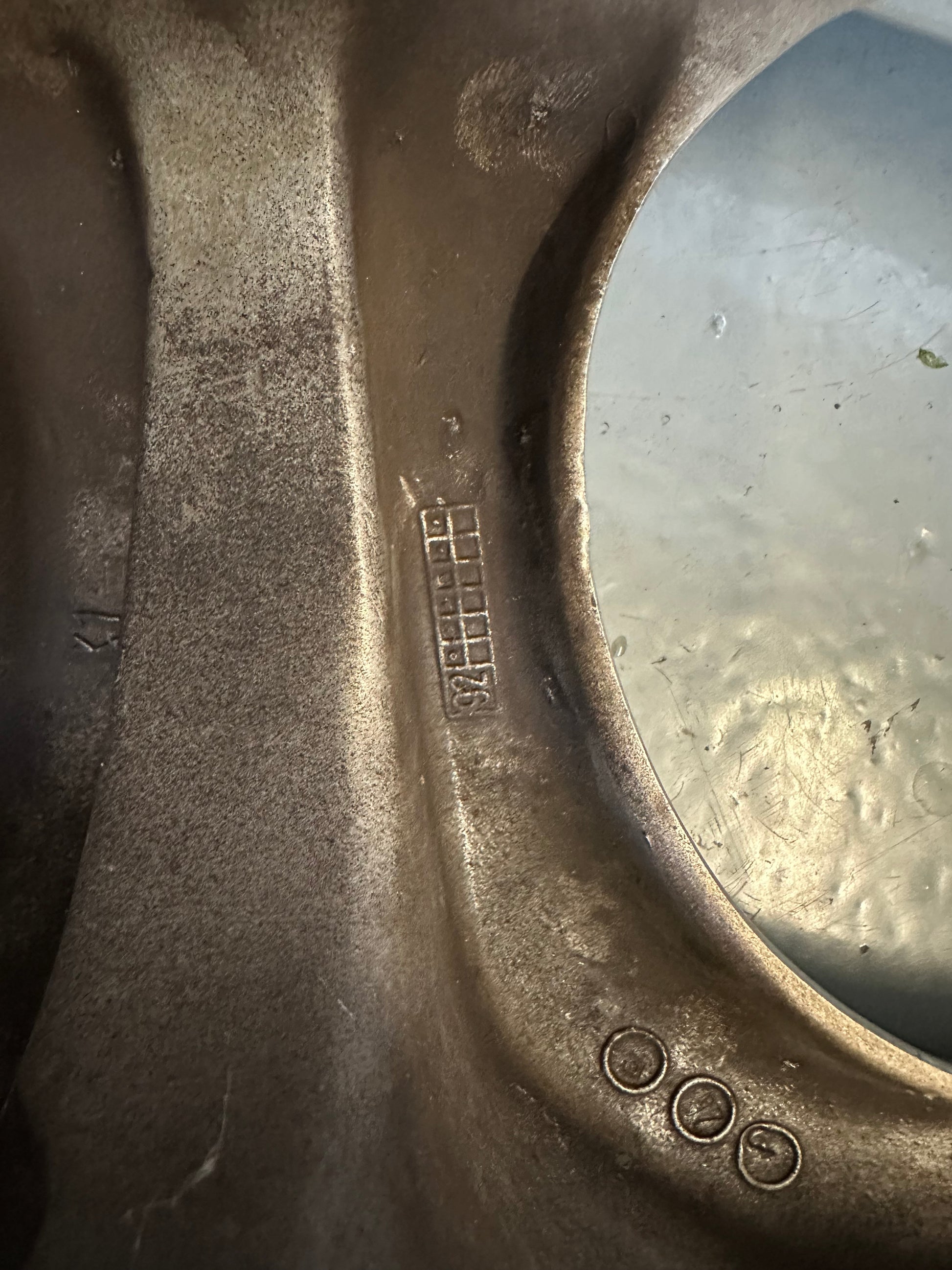 Set of genuine Porsche 7J x 17" & 8J x17" Cup 1 alloy rims