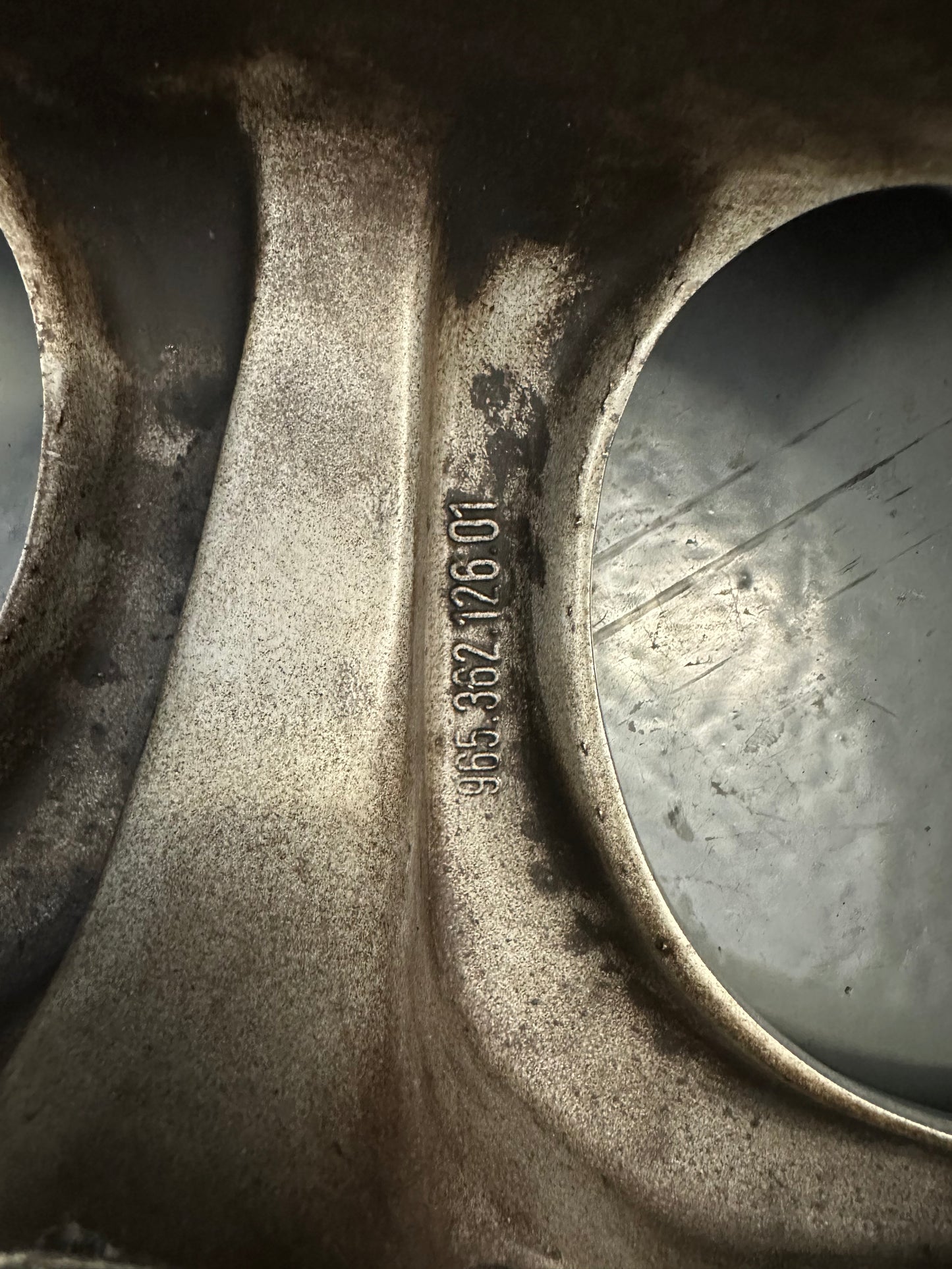 Set of genuine Porsche 7J x 17" & 8J x17" Cup 1 alloy rims