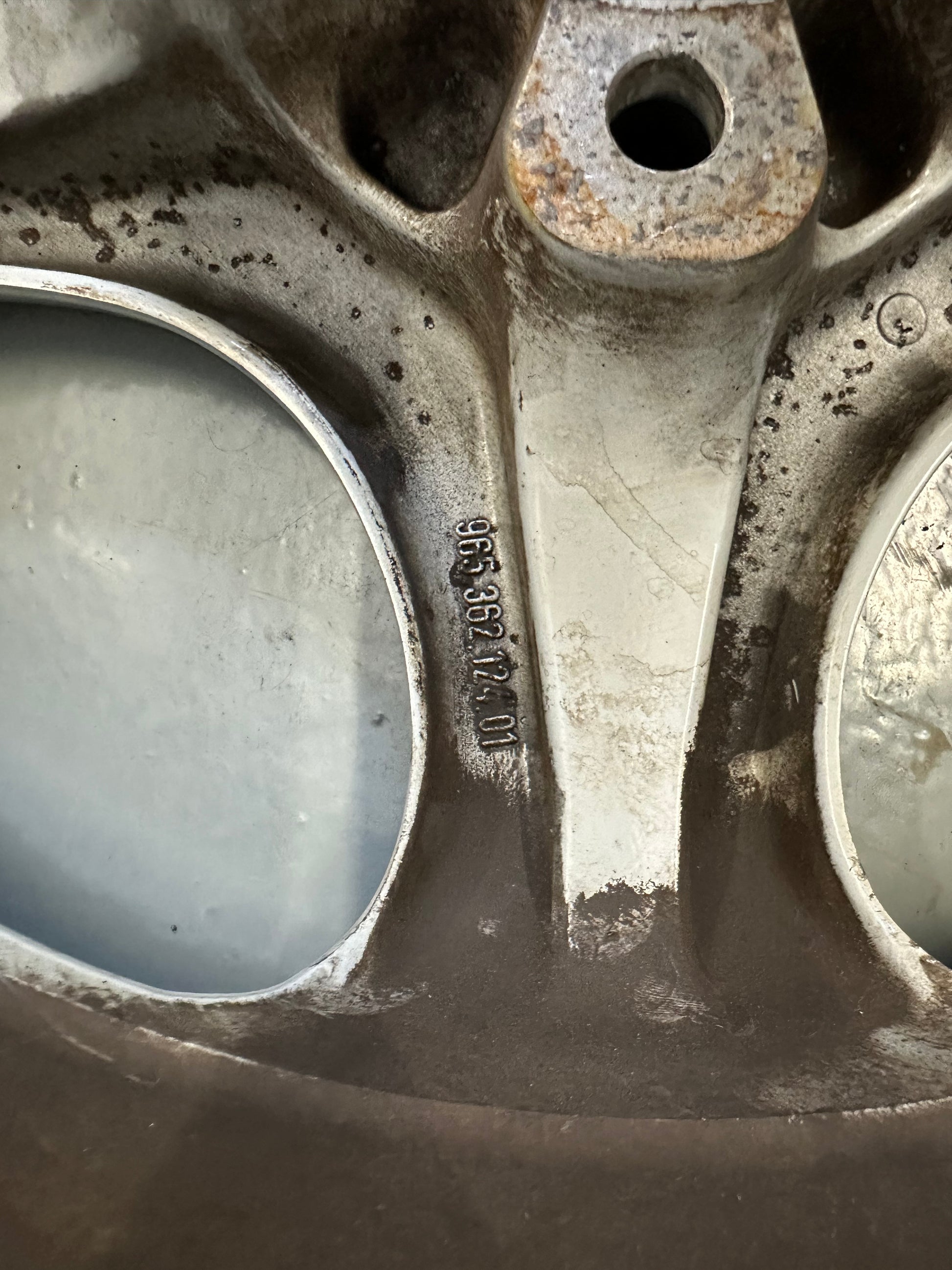 Set of genuine Porsche 7J x 17" & 8J x17" Cup 1 alloy rims